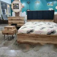 تخت ۱۲۰ یک‌ونیم نفره  چکی|تخت و سرویس خواب|شاهرود, |دیوار