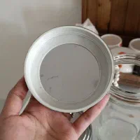 شیشه ی حبوبات با درب استیل|ظروف نگهدارنده، پلاستیکی، یک‌بارمصرف|مشهد, الهیه|دیوار