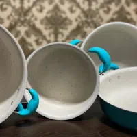 ست قابلمه تفلون ۴ تیکه کاملا نو|ظروف پخت‌وپز|شلمان, |دیوار