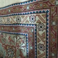 فرش3/2 دستباف 100لای مونده نصف بشه|فرش|خوی, |دیوار