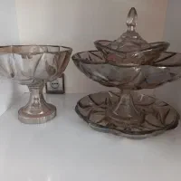 سرویس پذیرایی رنگ دودی کار شیک و زیبا
