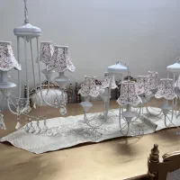 2 عدد لوستر ۴شاخه