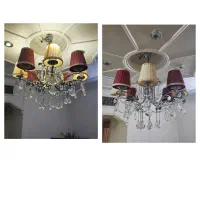 لوستر 8شاخه کاملا نو و سالم