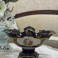 کشکول  طلاکوب دار طرح سه دختر