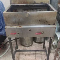 سرخ کن استیل تک لگنه و دو لگنه