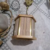 دوعدد لوستر نو|لوستر و چراغ آویز|شیراز, نیایش|دیوار