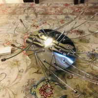 لوستر کنترلً دار نیاز به تعویض ترانس  یکی از لوستر|لوستر و چراغ آویز|تهران, سعادت‌آباد|دیوار