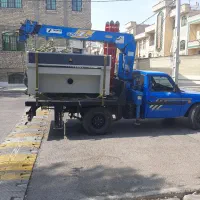 جرثقیل نیسان ۲تن و جرثقیل خاور جهت کار شبانه روزی