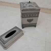 سطل و جا دستمال کاغذی نونو مناسب جهیزیه|صنایع دستی و سایر لوازم تزئینی|اسلامشهر, شهرک قائمیه|دیوار