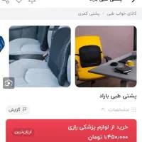 پشتی باراد و نشیمنگاه باراد