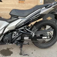 موتور لاکی ۱۸۵ نقره ای و مشکی