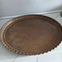 دیگ مسی قدیمی گلدان حکاکی شده مجمع بزرگ مسی|ظروف پخت‌وپز|کهریزک, |دیوار