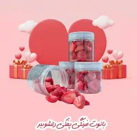 بستنی خشک و میوه پفکی