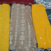 پارچه حریر سنگ دوز شده|لباس|کارون, |دیوار