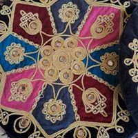 عتیقه و قدیمی کوسن اینه کاری و مخمل کاملا نو|کلکسیون اشیاء عتیقه|شیراز, فرهنگ شهر|دیوار