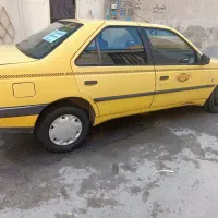 یک دستگاه تاکسی پژو۴۰۵GLXدوگانه شرکتی با امتیاز خط|خودرو سواری و وانت|رباط‌کریم, نصیرشهر|دیوار