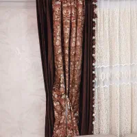 یک جفت والان پرده مخمل سلطنتی