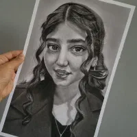 سفارش انواع چهره سیاه قلم (تخفیف ویژه)