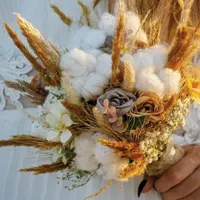 آف دسته گل عروس حنابندان گیفت توسط استادحسینی|گل مصنوعی|کرمان, |دیوار