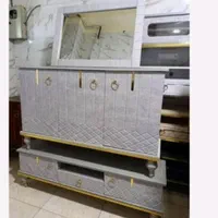 ست آیینه کنسول و میز تلویزیون و جاکفشی|بوفه، ویترین، کنسول|خرم‌آباد, |دیوار