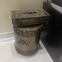 سطل زباله و جا دستمالی