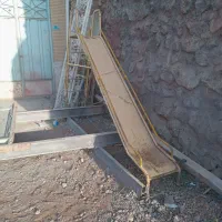 سرسره فلزی بزرگ سالم وسبک