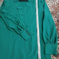 شومیز سبز یلدایی،خوشرنگ و زیبا ،سایز۴۴|لباس|تهران, مختاری|دیوار