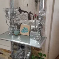 آینه شمعدان همراه با میز