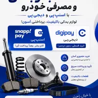 فروش اقساطی لوازم یدکی با دیجی پی و اسنپ پی