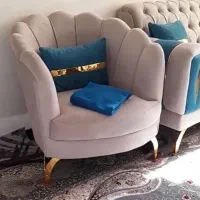 مبل راحتی ۷نفره میز برنز|مبلمان خانگی و میز عسلی|زاهدان, |دیوار