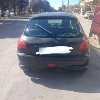 پژو۲۰۶ مشکی ۸۳|خودرو سواری و وانت|لنجان, |دیوار