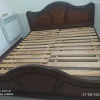 تخت خواب دو نفره چوب اصل
