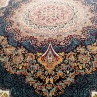 فرش تکی ویک جفت فرش رنگ کرم