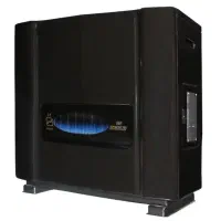 بخاری گازی مشکی شیک مناسب دکوراسیون منزل