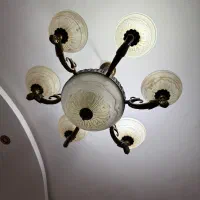 لوستر شیک و با نما|لوستر و چراغ آویز|رشت, انصاری|دیوار