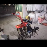 شخم زنی با تیلر بزرگ در ماهان