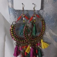 گوشواره طرح سرخ پوستی مارک کوتون ترکیه ای|بدلیجات|تهران, نعمت‌آباد|دیوار
