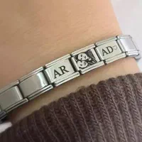 دستبند چارم ایتالیایی با حک