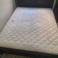 تخت خواب دونفره چوب روسی