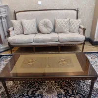 مبل 9نفره و میز ناهار خوری 8نفره کاملا سالم|مبلمان خانگی و میز عسلی|تهران, آشتیانی|دیوار