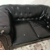 چستر چرم سالم کارکرده ۹نفره|مبلمان خانگی و میز عسلی|شاهدشهر, |دیوار