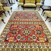 ۲ تخته فرش ۶ متری ساوین کاشان طرح دستبافت|فرش|کرج, ساماندهی|دیوار