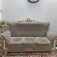 مبل ۷ نفره سالم|مبلمان خانگی و میز عسلی|مشهد, رباط طرق|دیوار