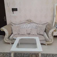 مبل ۷ نفره سلطنتی مدرن + میز ناهار خوری ۶ نفره|مبلمان خانگی و میز عسلی|تهران, شهران شمالی|دیوار