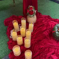 شمع استوانه ایی وارداتی کنترل دار|صنایع دستی و سایر لوازم تزئینی|تهران, هرندی|دیوار