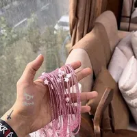 گردنبند مونجوق صورتی|بدلیجات|ساری, |دیوار