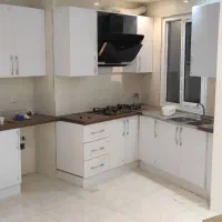 کابینت MDF نو + هود و سینک استیل (فقط نصب شده)