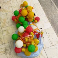 ریسه توپی رنگی