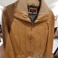 کاپشن چرم طبیعی خارجی سایز مدیوم|لباس|تهران, مجیدیه|دیوار