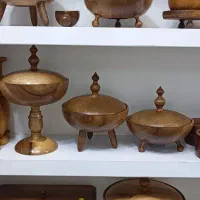 ست پذیرایی چوبی|ظروف سرو و پذیرایی|رشت, چله خانه|دیوار
